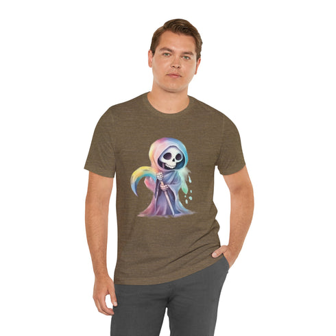 Cute Colorful Reaper - Short Sleeve Tee